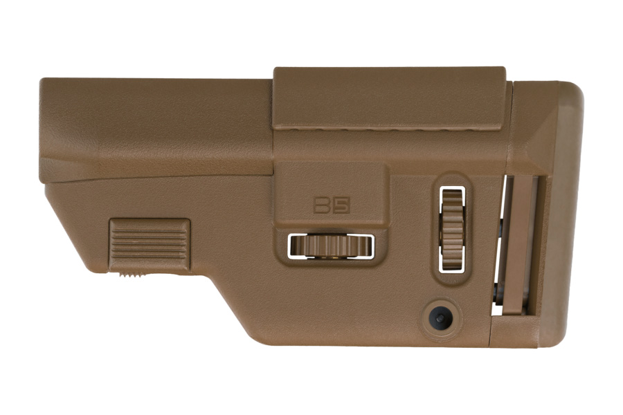B5 SYSTEMS Collapsible Precision Stock Short - Coyote Brown