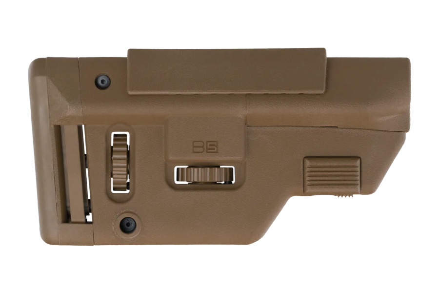 B5 SYSTEMS Collapsible Precision Stock Long - Coyote Brown