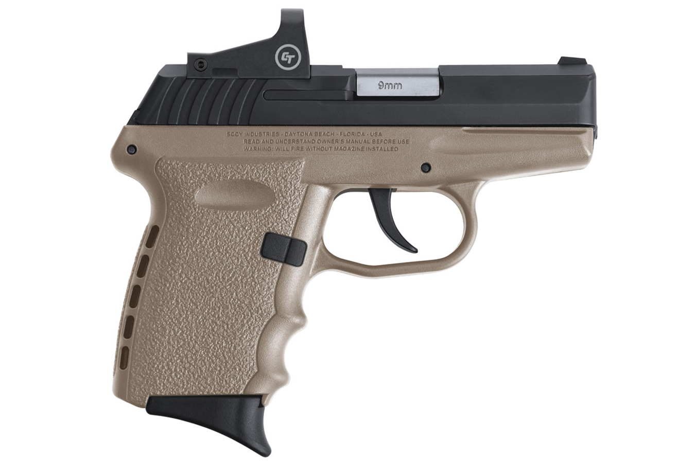 SCCY CPX-2 RDR 9mm Pistol w/ Crimson Trace Red-Dot Sight