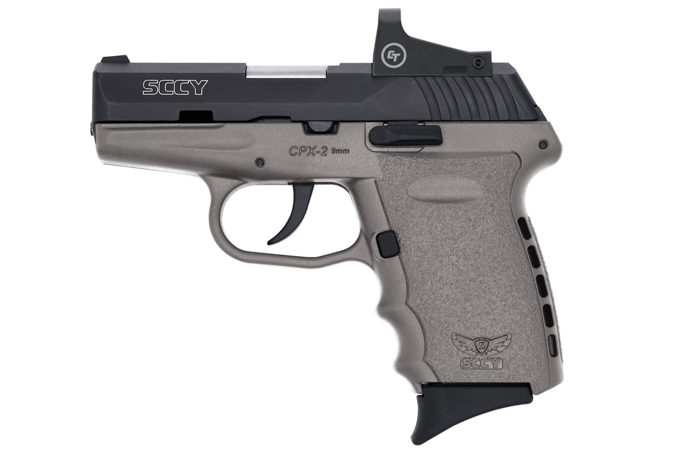 SCCY CPX-2 RDR 9mm Pistol w/ Crimson Trace Red-Dot Sight