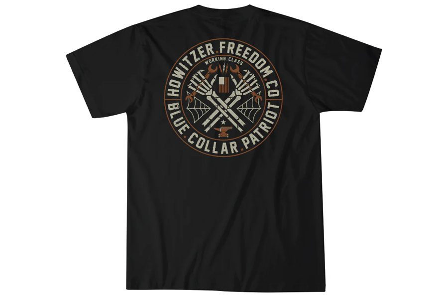 Howitzer Blue Collar Freedom Tee