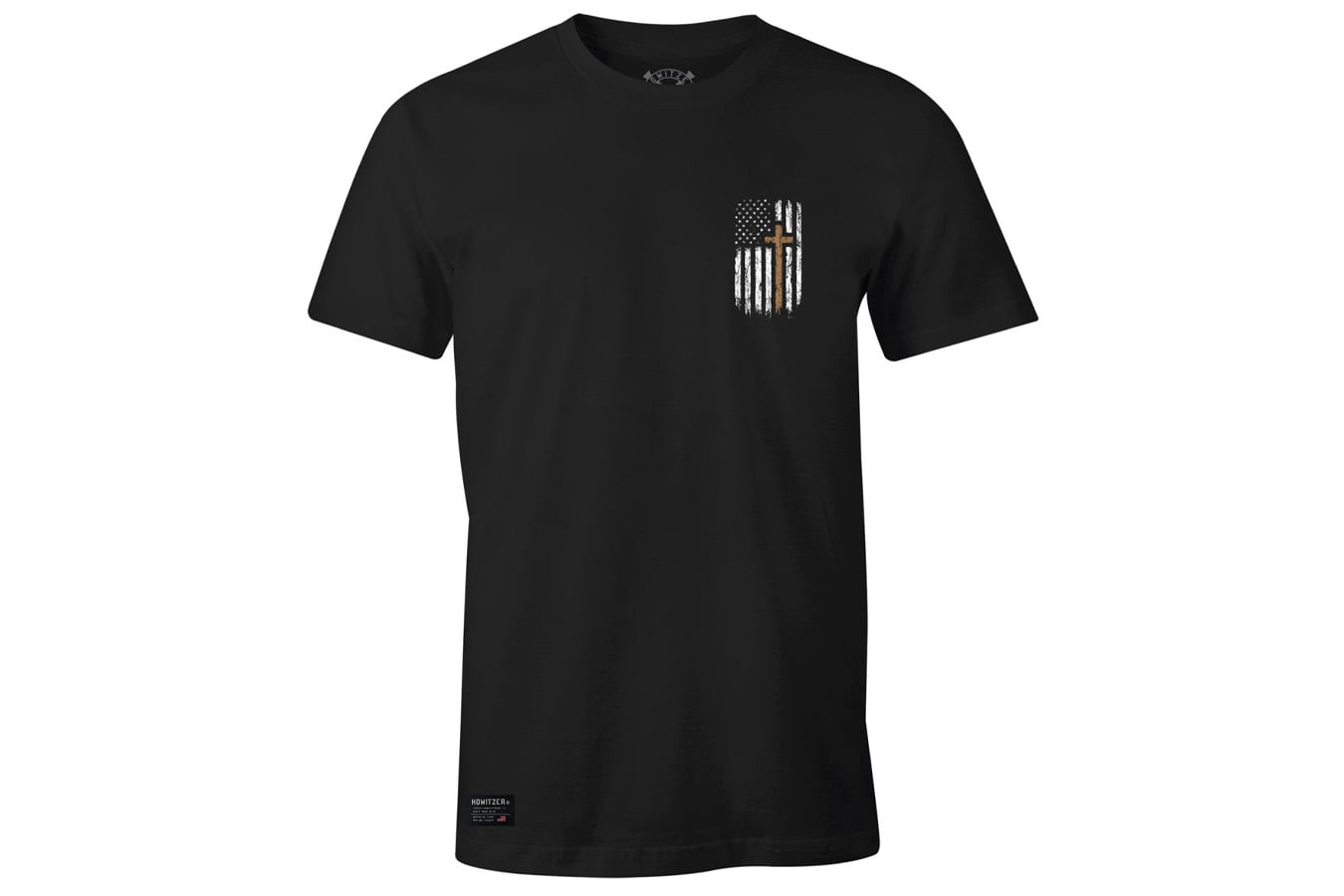 Howitzer God Family Country Short Sleeve T-Shirt - Black
