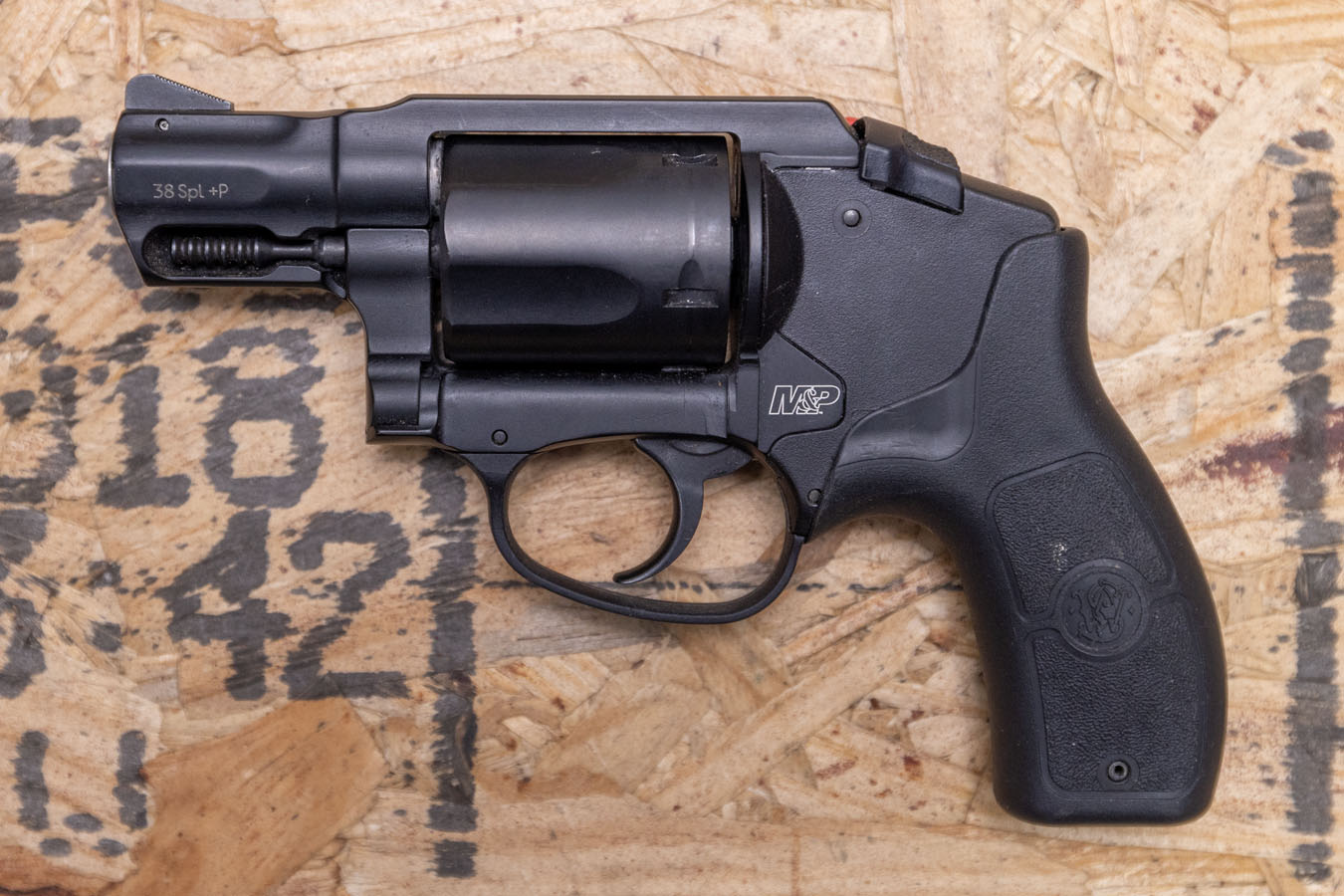SMITH AND WESSON MP Bodyguard 38 Special Police Trade-In Revolver with CT Laser