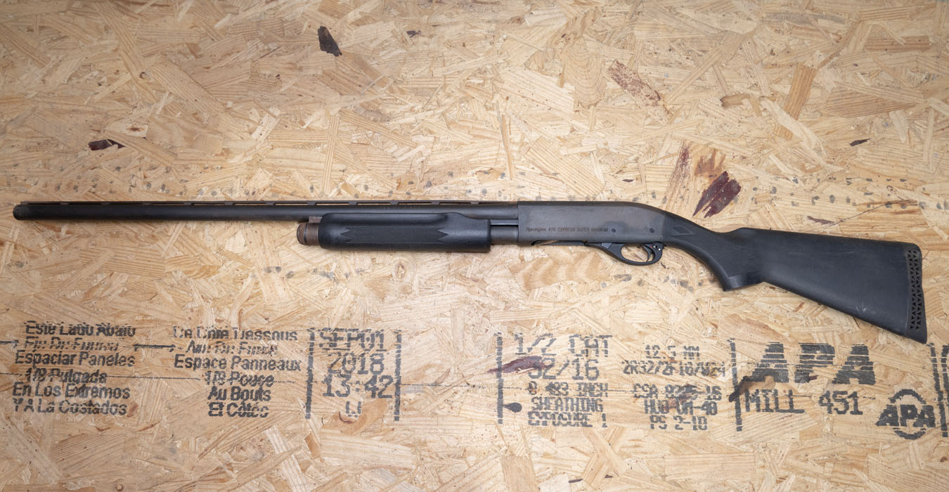 REMINGTON 870 Express Super Magnum 12-Gauge Police Trade-In Shotgun w/Synthetic Stock