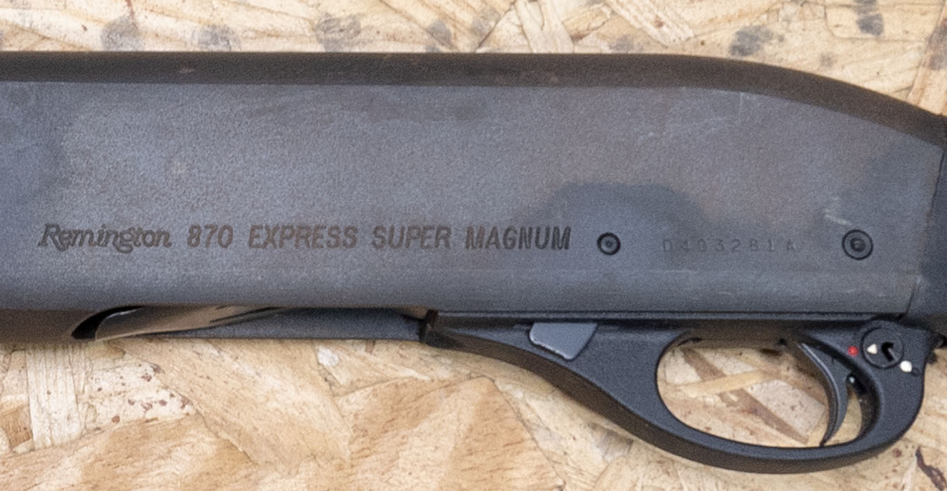 REMINGTON 870 Express Super Magnum 12-Gauge Police Trade-In Shotgun w/Synthetic Stock