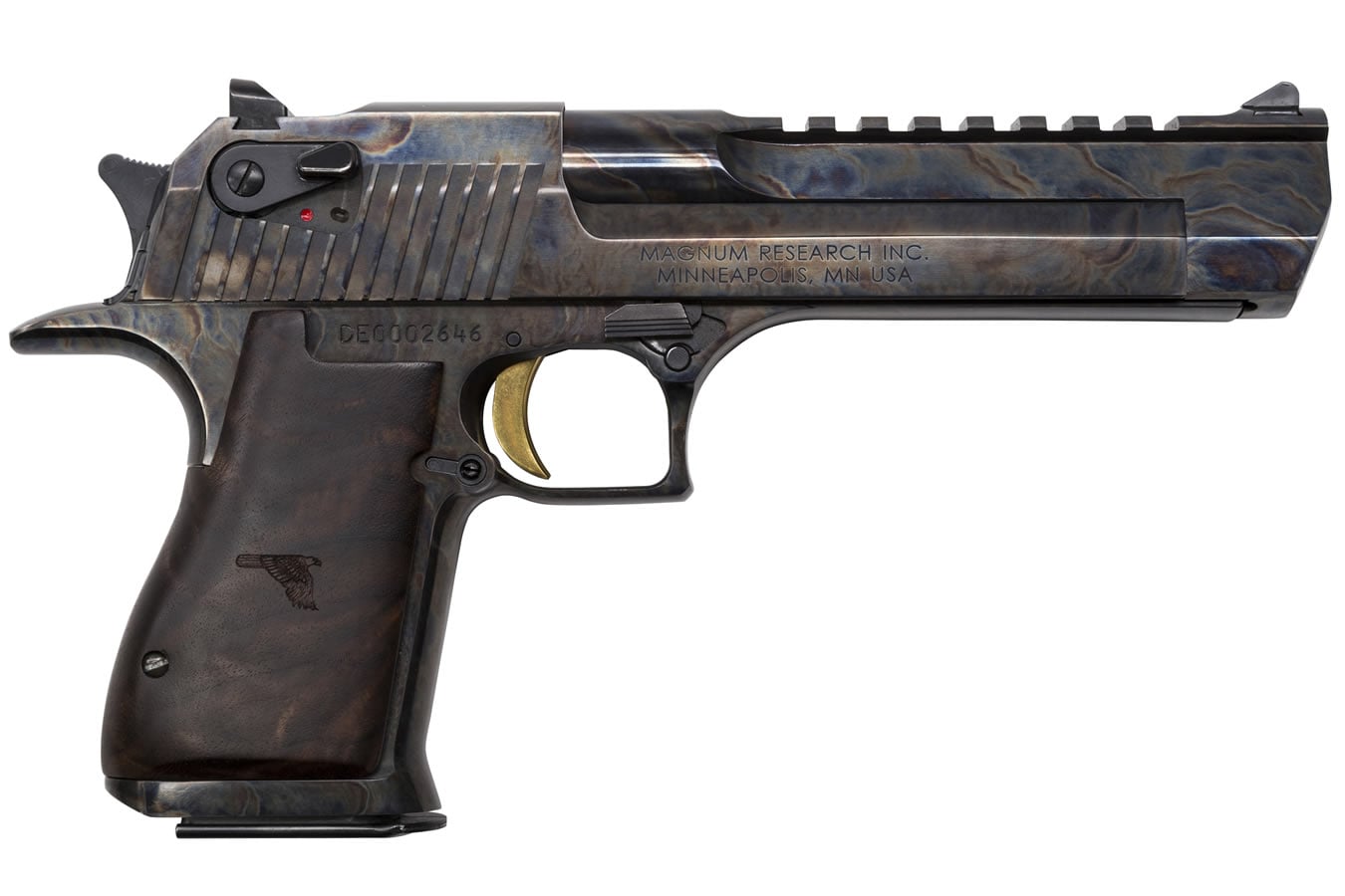 MAGNUM RESEARCH Desert Eagle 357 Magnum Full-Size Pistol with Case Hardened Finish
