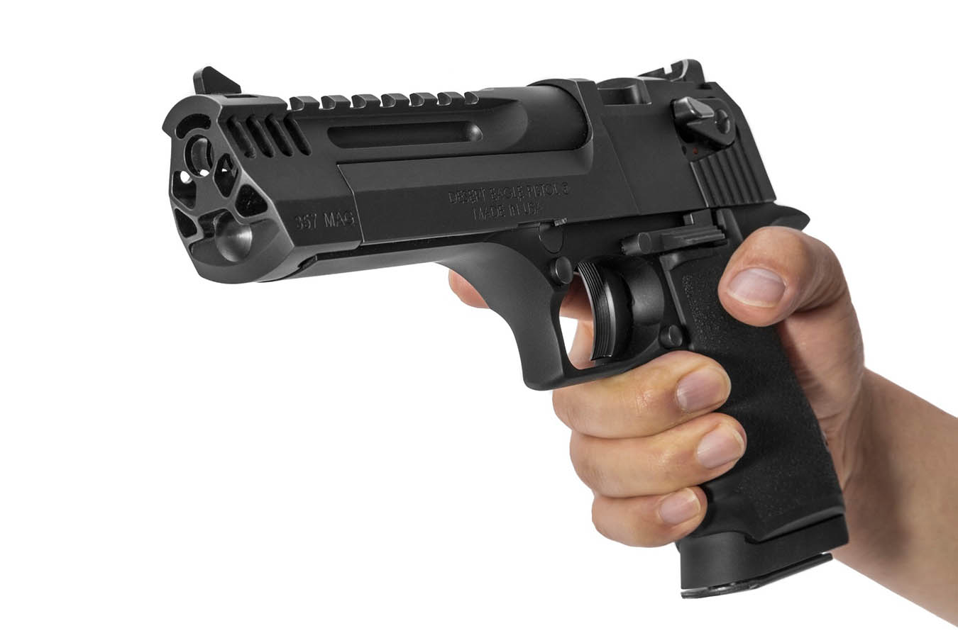 MAGNUM RESEARCH Desert Eagle L5 .357 Mag Lightweight Series Pistol with Integral Muzzle Brake
