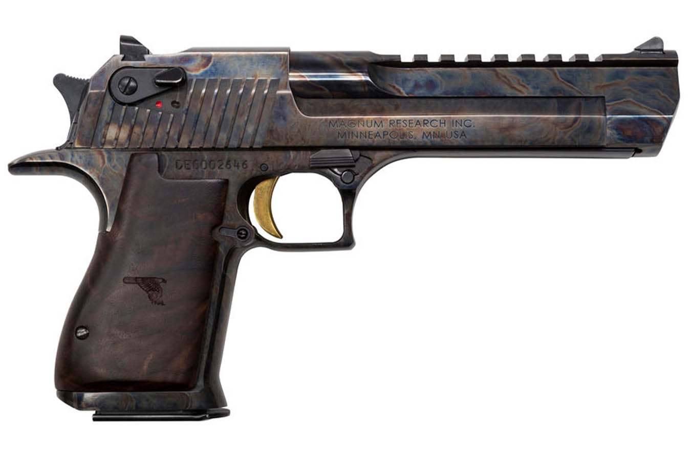 Magnum Research Desert Eagle 44 Magnum Full-Size Pistol with Case Hardened Finish