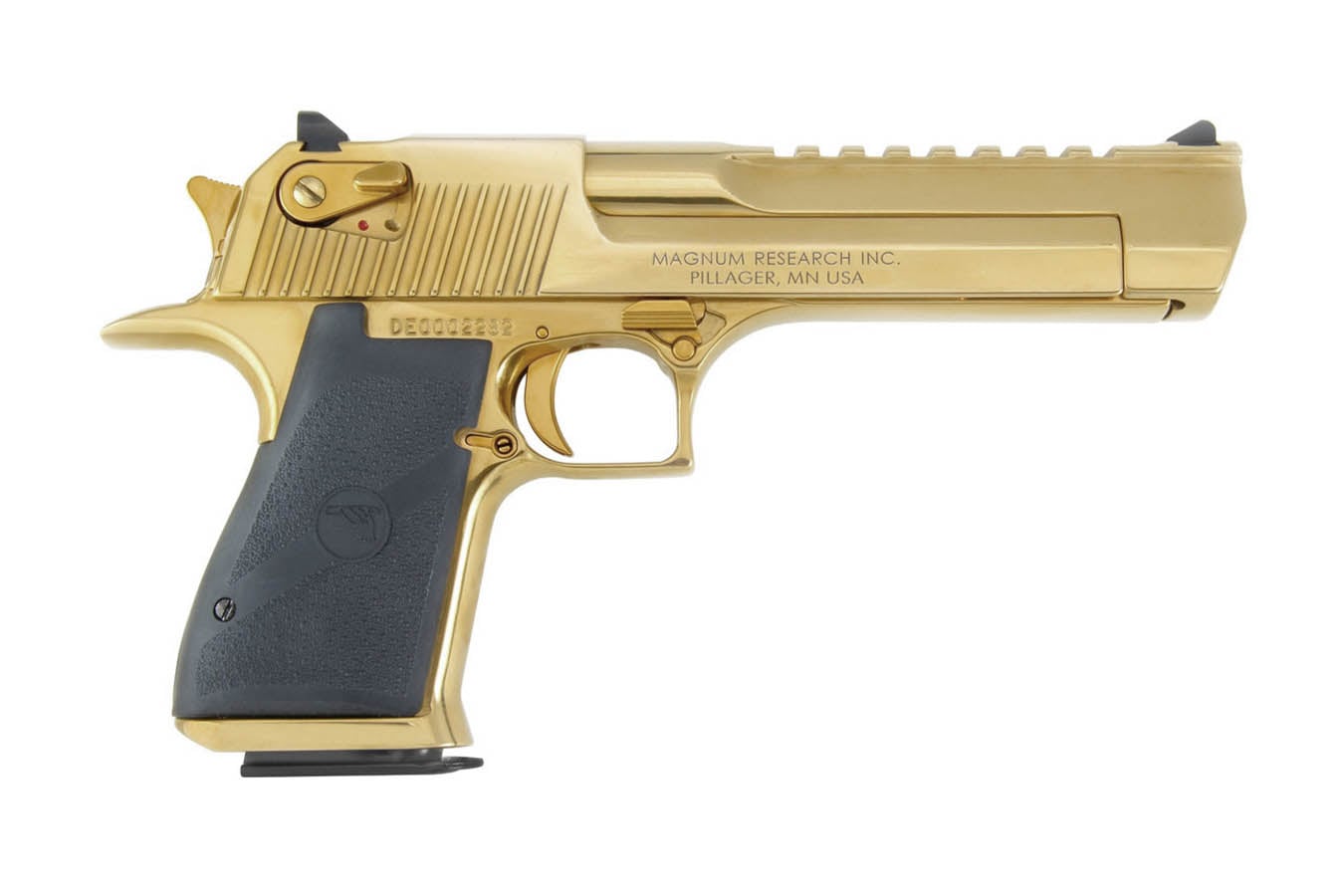 Magnum Research Desert Eagle Mark XIX 50 AE Semi-Auto Pistol with Titanium Gold Finish Blemished