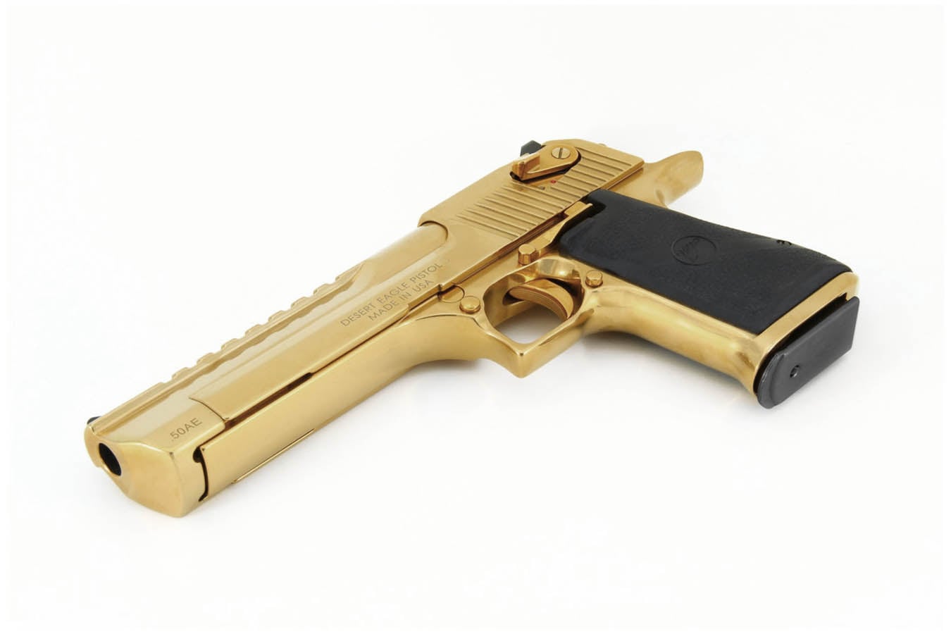 Magnum Research Desert Eagle Mark XIX 50 AE Semi-Auto Pistol with Titanium Gold Finish Blemished
