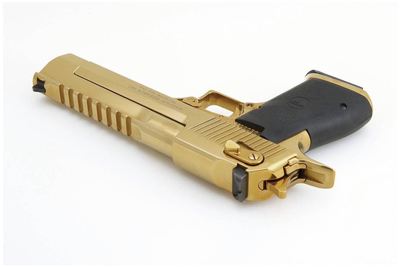 Magnum Research Desert Eagle Mark XIX 50 AE Semi-Auto Pistol with Titanium Gold Finish Blemished