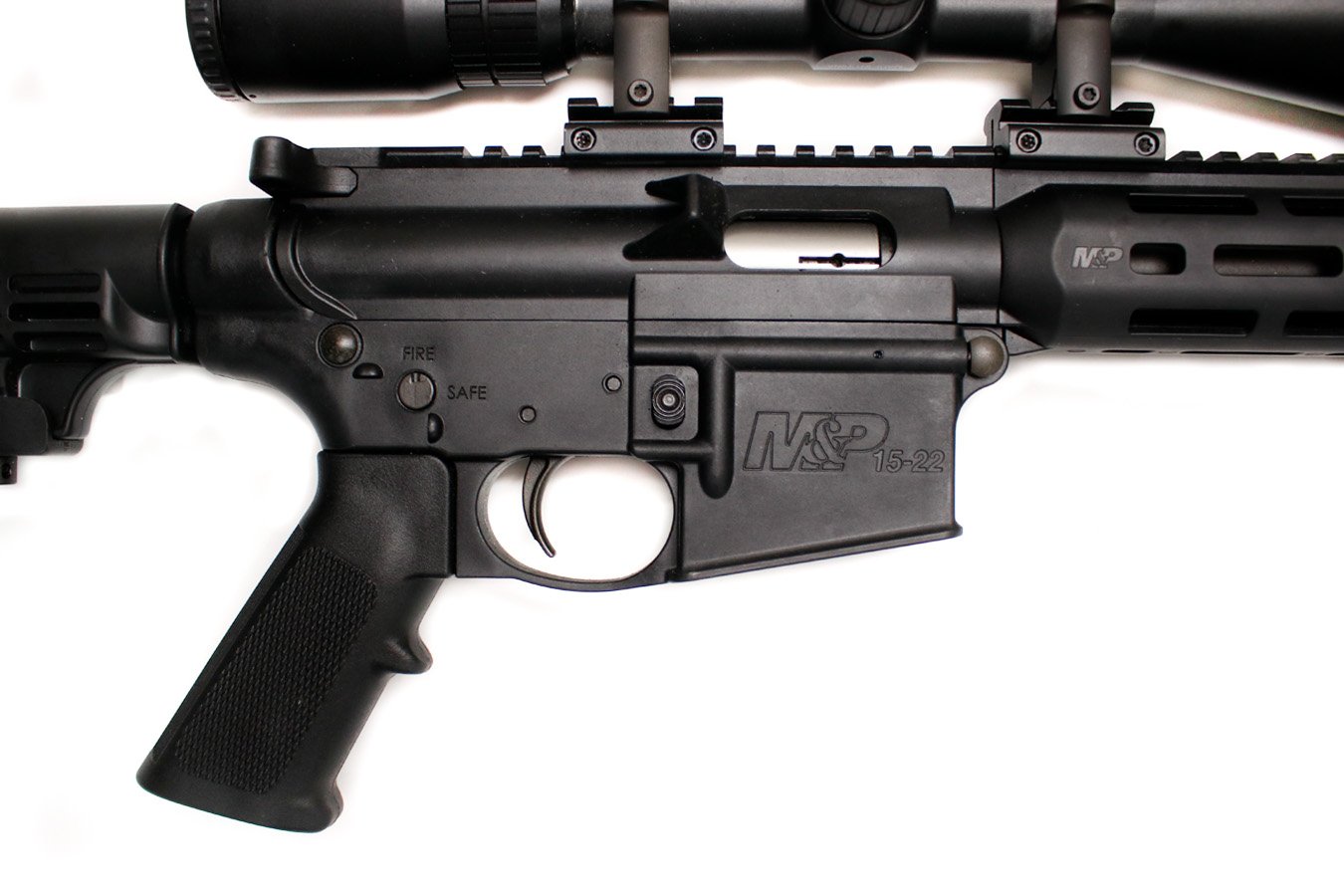 SMITH AND WESSON M&P15-22 22LR Police Trade-In Rifle with Scope and Bipod