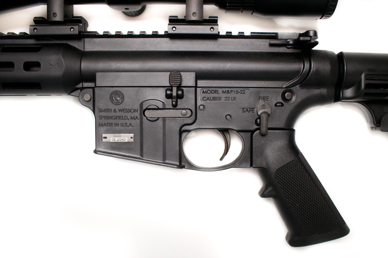 SMITH AND WESSON M&P15-22 22LR Police Trade-In Rifle with Scope and Bipod