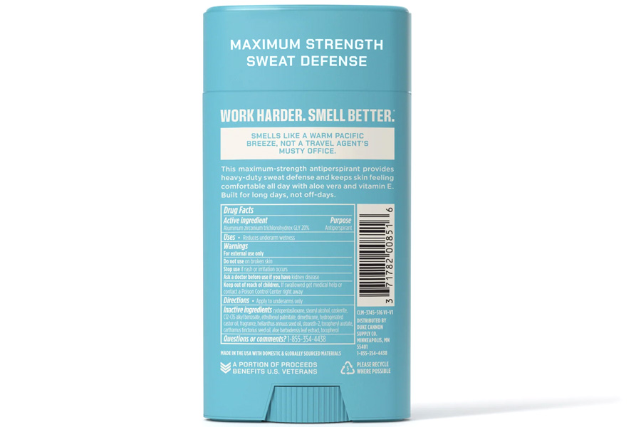 Duke Cannon Antiperspirant Deodorant Trench Warfare