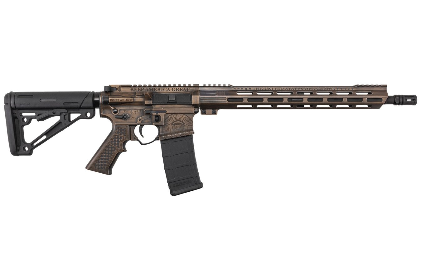 AUTO ORDNANCE Commander in Chief 5.56 NATO Custom Donald Trump Keep America Great AR-15 Rifle