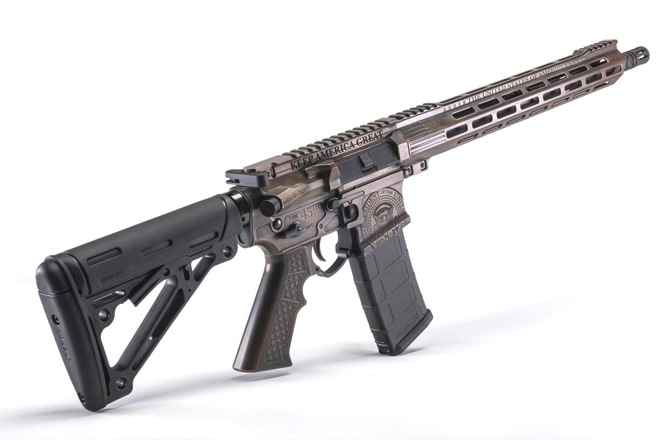AUTO ORDNANCE Commander in Chief 5.56 NATO Custom Donald Trump Keep America Great AR-15 Rifle