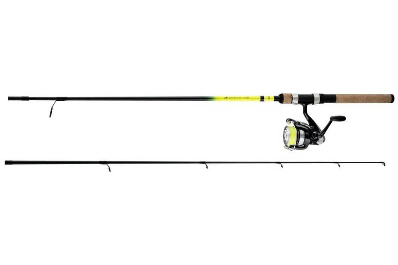 Daiwa D Shock II with Braided Line Spinning Rod and Reel Combo