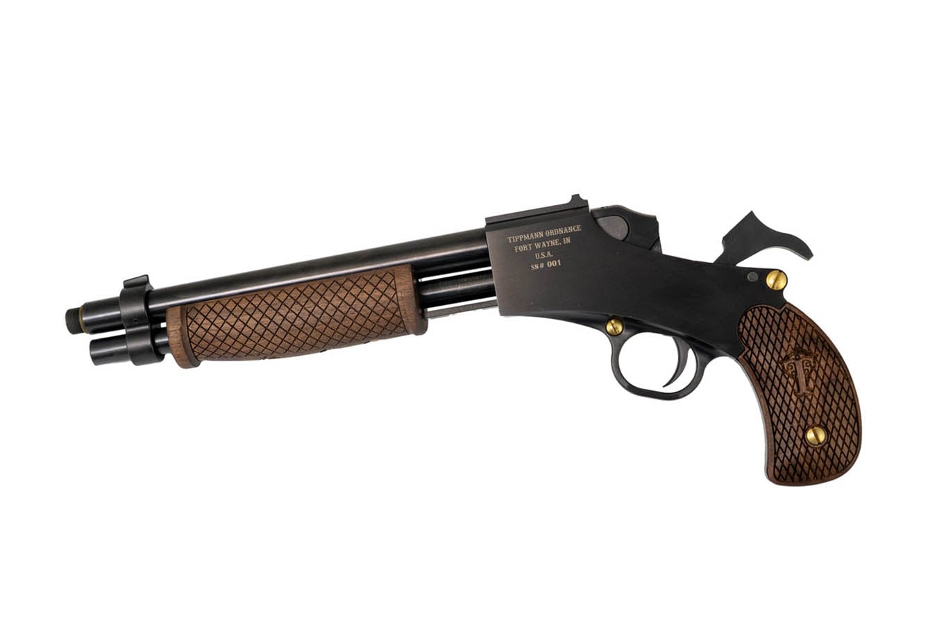 TIPPMAN ORDINANCE .380 ACP Pump-Action Pirate Pistol with 10 Inch Barrel