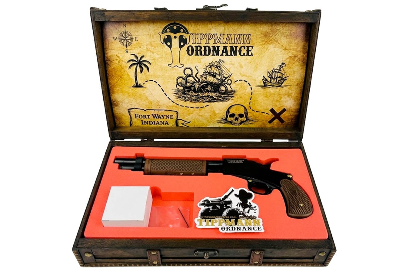 TIPPMAN ORDINANCE .380 ACP Pump-Action Pirate Pistol with 10 Inch Barrel