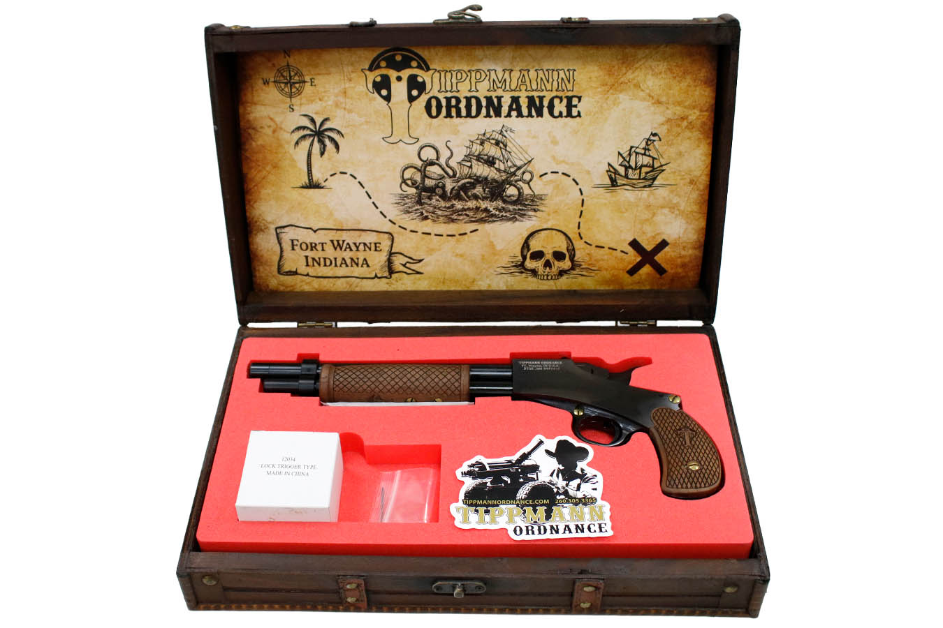 TIPPMAN ORDNANCE .380 ACP Pump-Action Pirate Pistol with 10 Inch Barrel