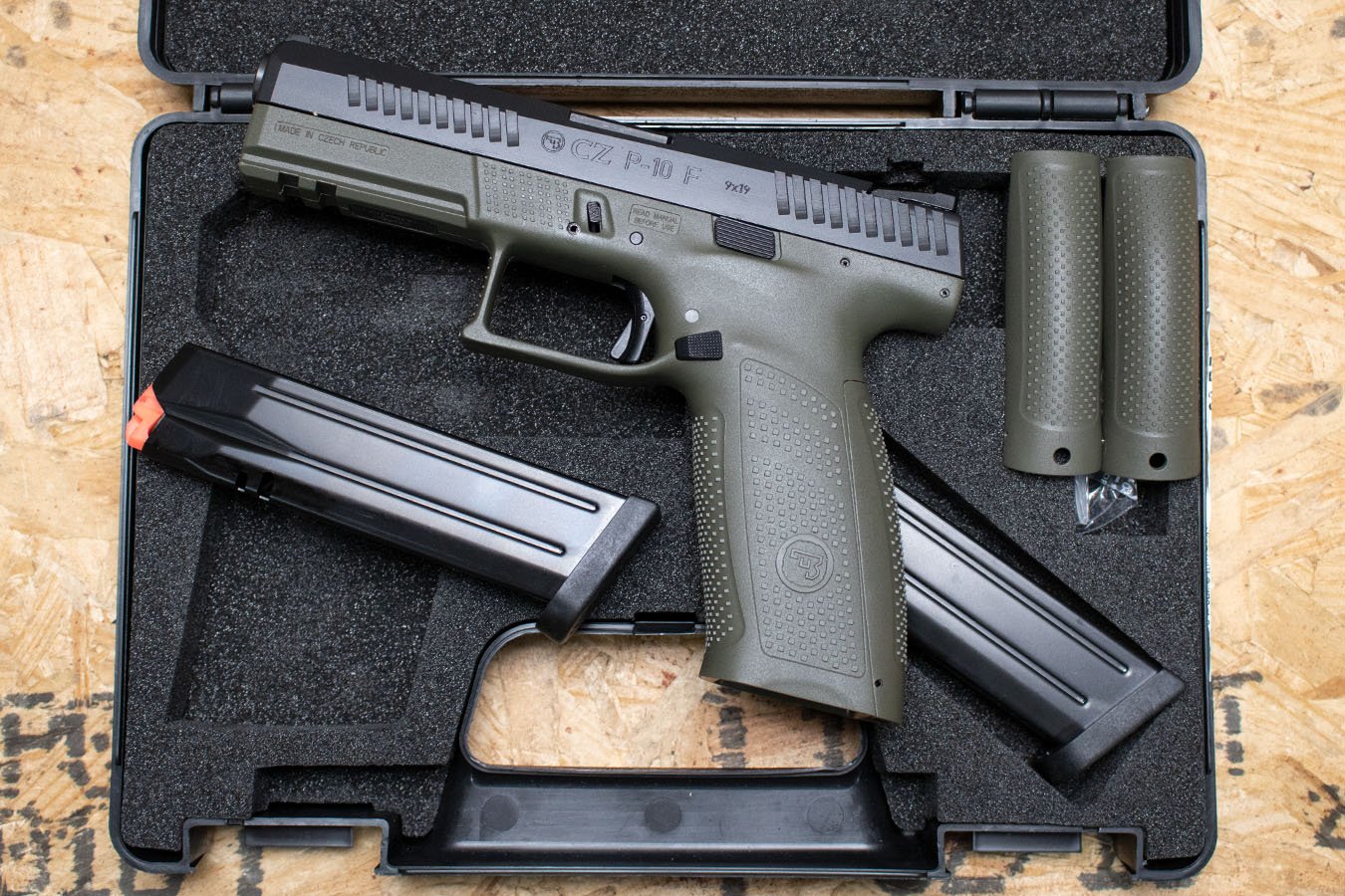 CZ P-10F 9mm Used Trade-In Pistol w/Two Magazines, Backstraps, Case