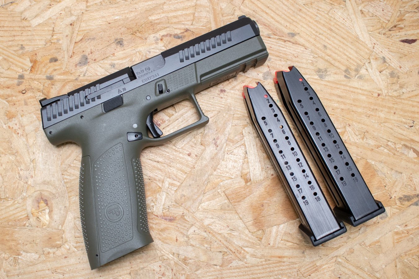 CZ P-10F 9mm Used Trade-In Pistol w/Two Magazines, Backstraps, Case