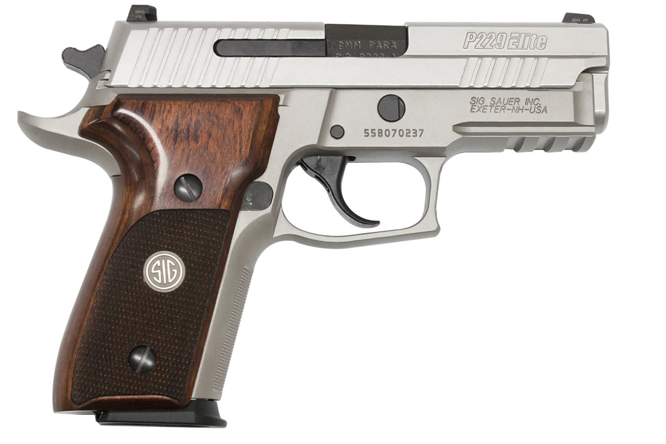 SIG SAUER P229 Elite 9mm Alloy Stainless with Night Sights