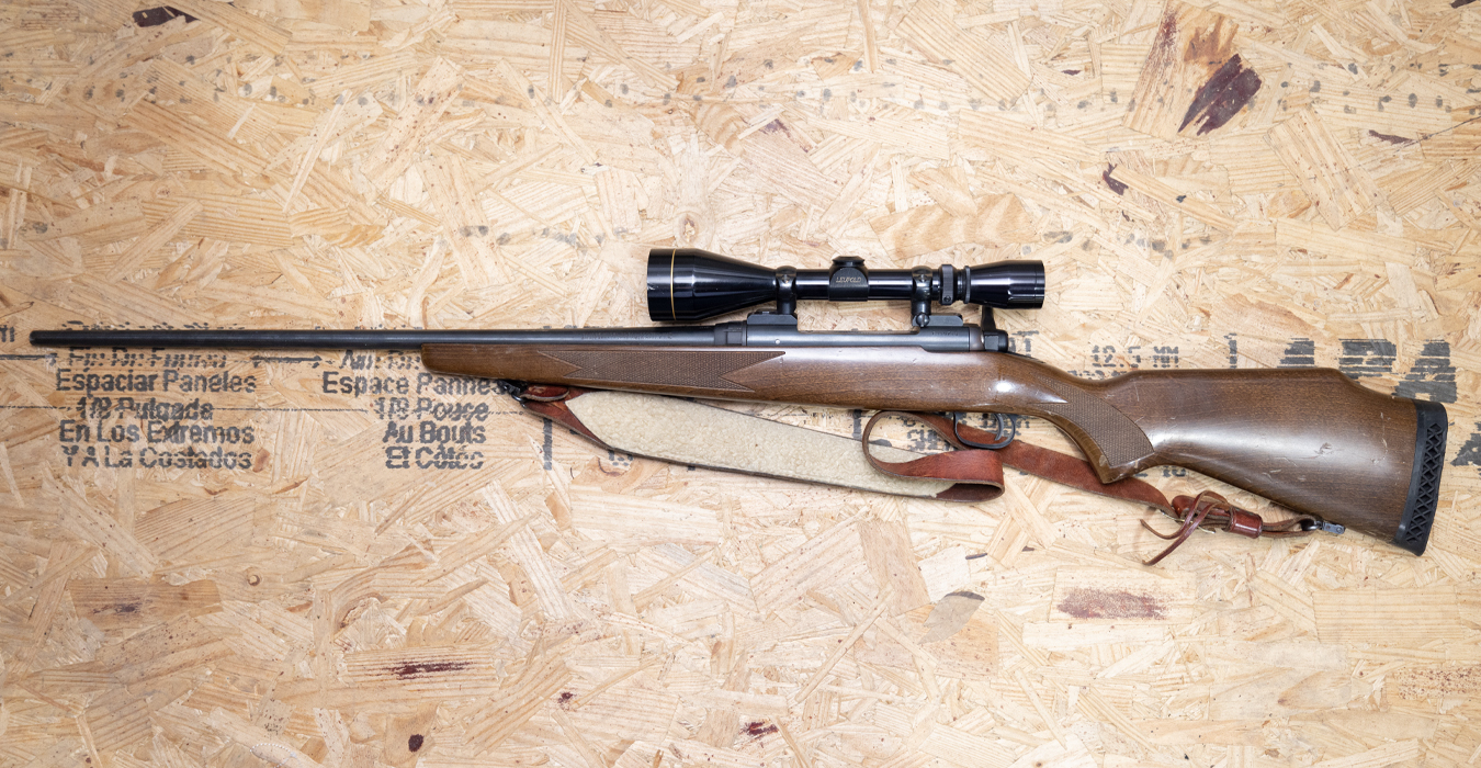 SAVAGE 110 300 Winchester Magnum Police Trade-In Rifle with Leupold Scope