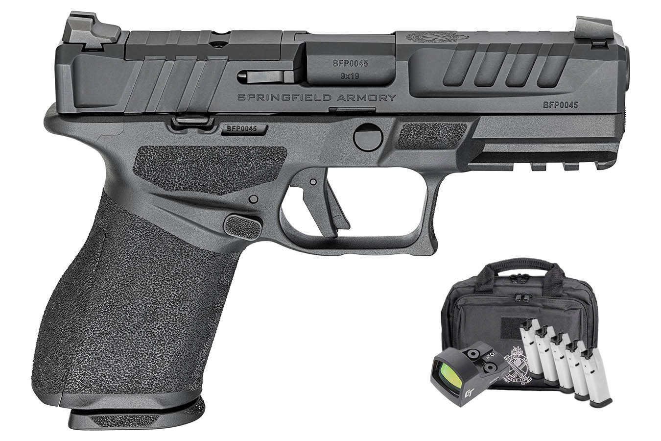 SPRINGFIELD Echelon 4.0C 9mm Semi-Auto Pistol with Red-Dot 5 Magazines and Range Bag