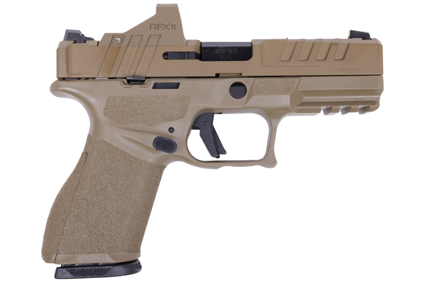 SPRINGFIELD Echelon 4.0C 9mm FDE Gear Pac with Viridian RFX-11 Green Dot, 4 Mags and Pistol Bag
