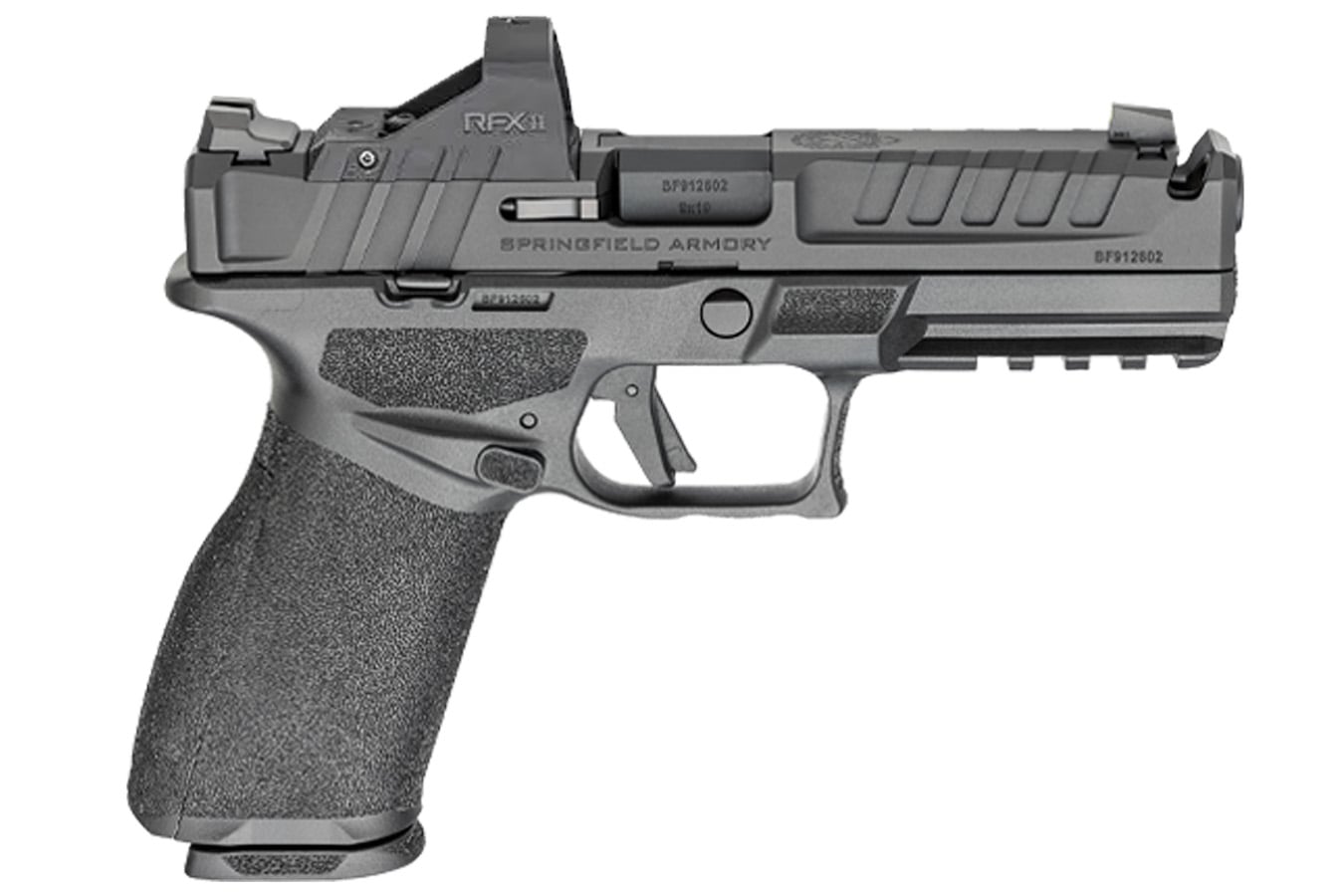 Springfield Echelon 4.5F Comp 9mm Gear Pac with Viridian RFX-11 Green Dot, Four Mags and Pistol Bag