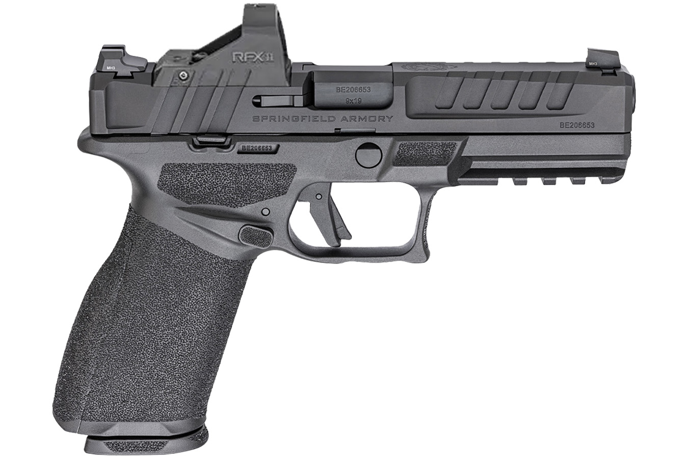 Springfield Echelon 4.5F 9mm Gear Pac with Viridian RFX-11 Green Dot, Four Mags and Pistol Bag