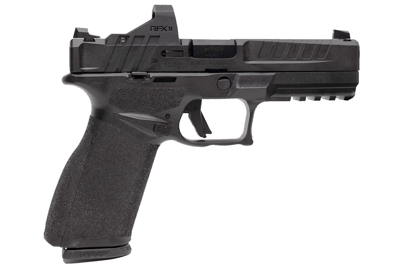 Springfield Echelon 4.5F 9mm Gear Pac with Viridian RFX-11 Green Dot, Four Mags and Pistol Bag