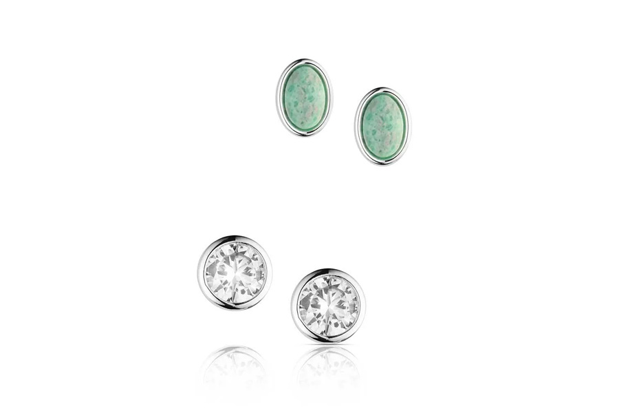 Montana Silversmith Circle Four Post Earring Set