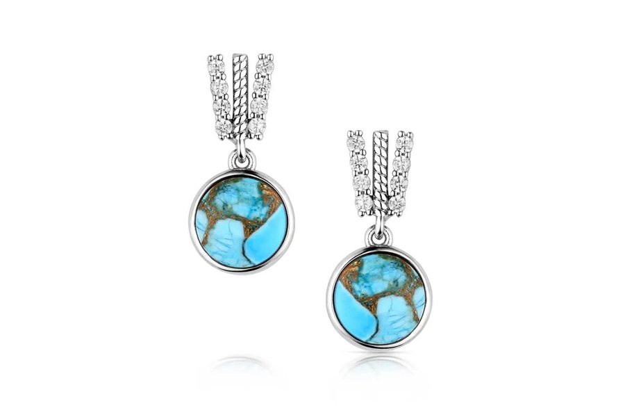 Montana Silversmith Trailing Turquoise Earrings