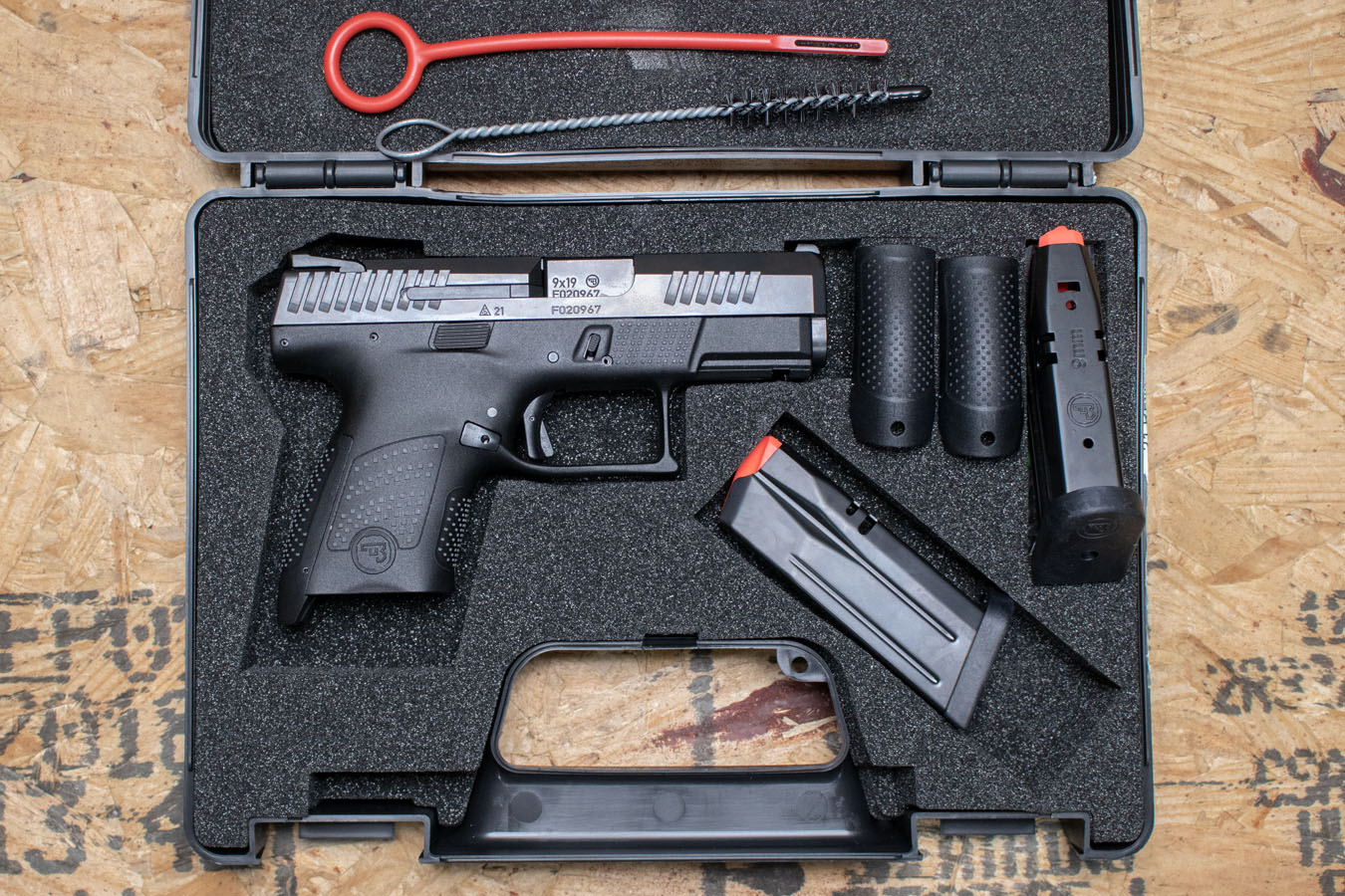 CZ P-10S 9mm Used Trade-In Pistol w/Two Magazines, Backstraps, Case