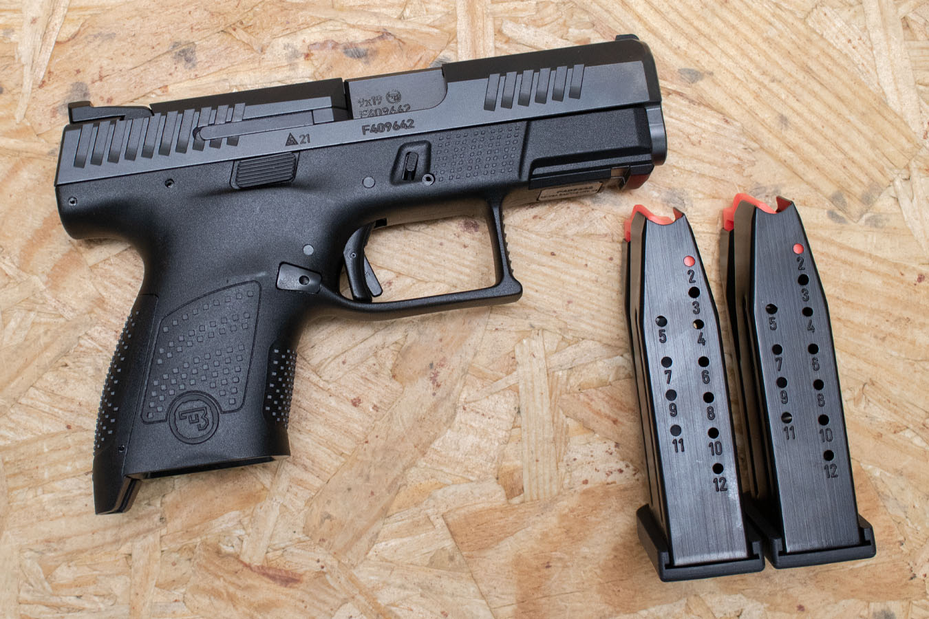 CZ P-10S 9mm Used Trade-In Pistol w/Two Magazines, Backstraps, Case