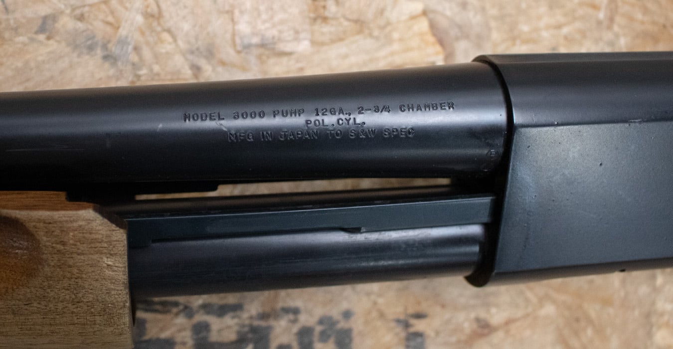 SMITH AND WESSON Model 3000 12 Gauge Pump-Action Police Trade-In Shotgun