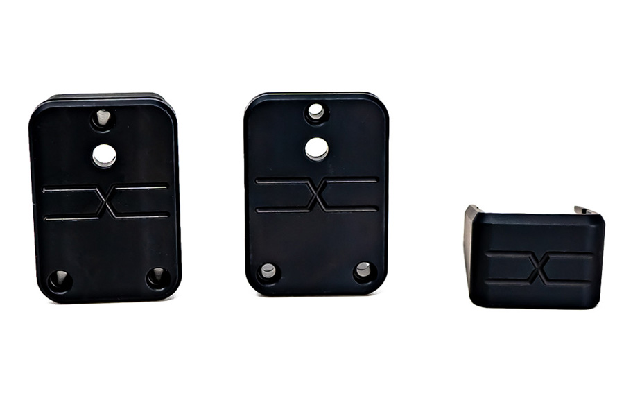 Faxon Firearms Modular Magazine Extension Combo for G19 Black