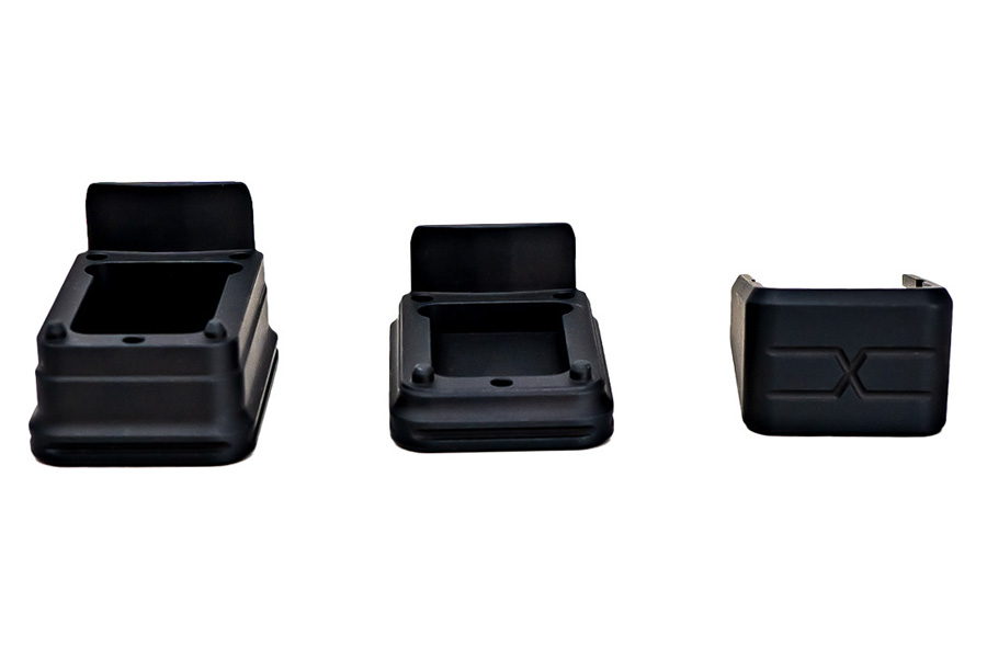 Faxon Firearms Modular Magazine Extension Combo for G19 Black