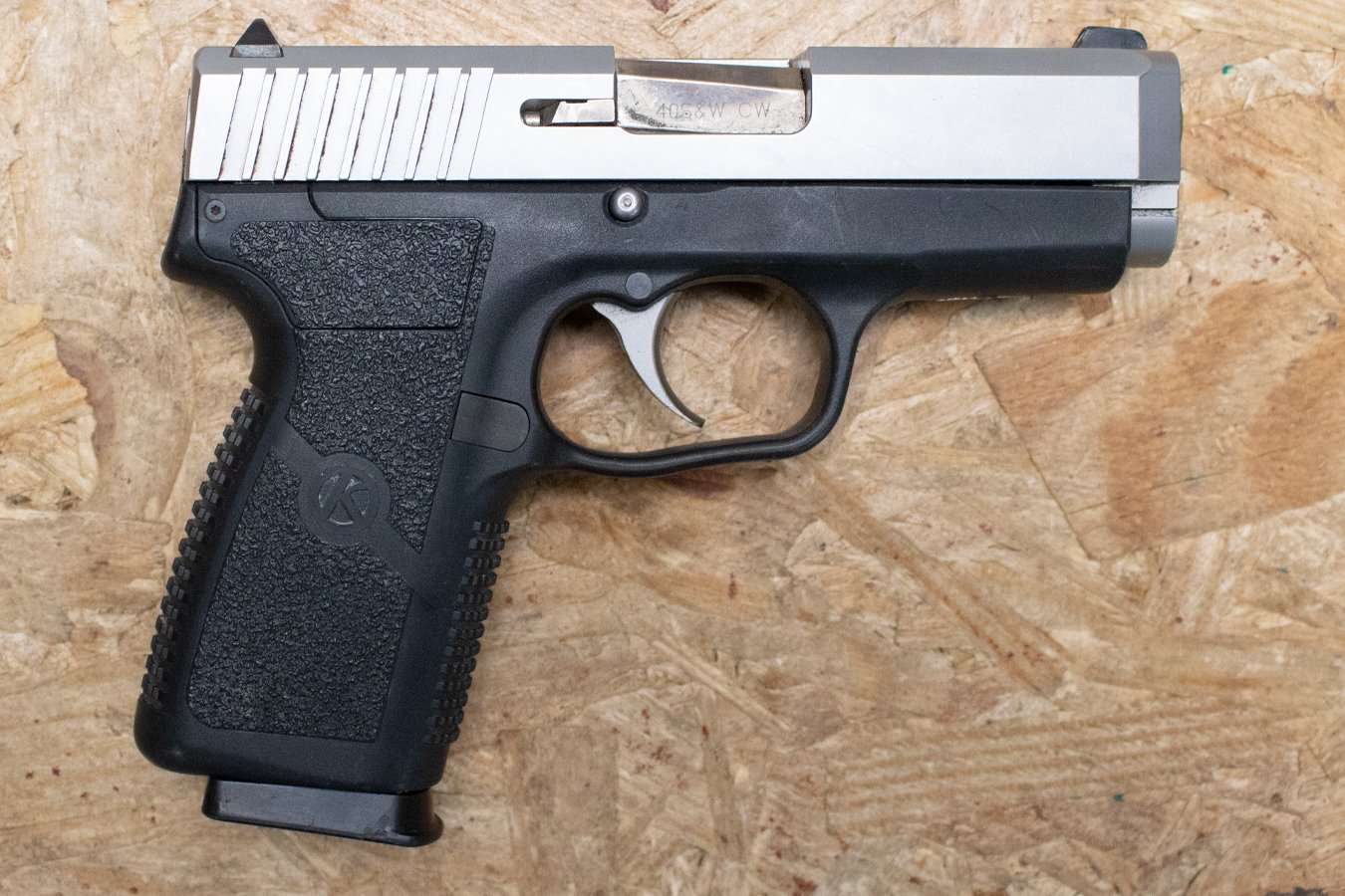 KAHR ARMS CW40 40 S&W Police Trade-In Pistol with Stainless Steel Slide