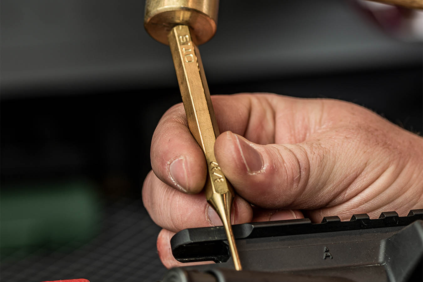 Otis Tech PRO Plus 5-Piece Brass Punch Set