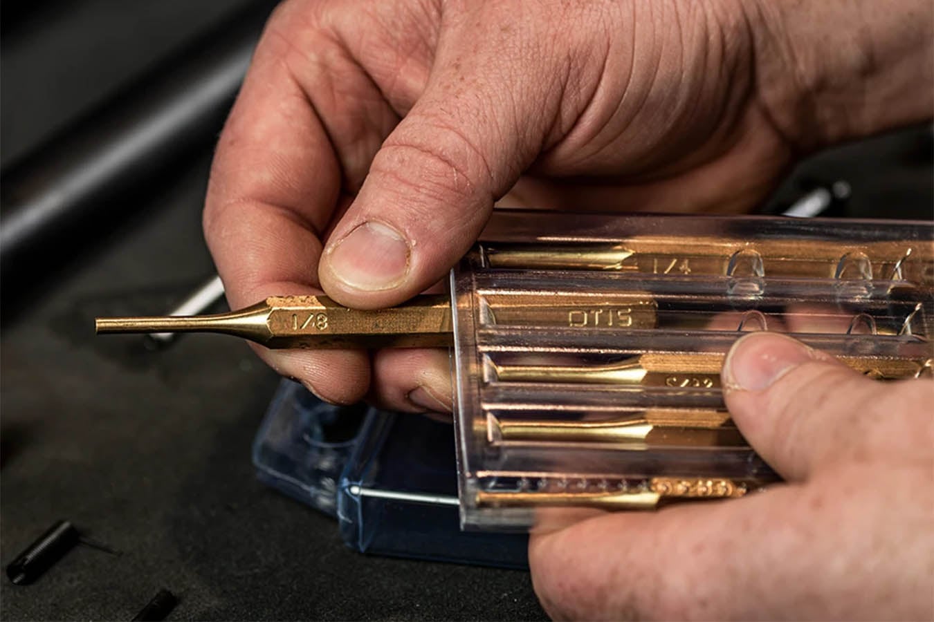 Otis Tech PRO Plus 5-Piece Brass Punch Set