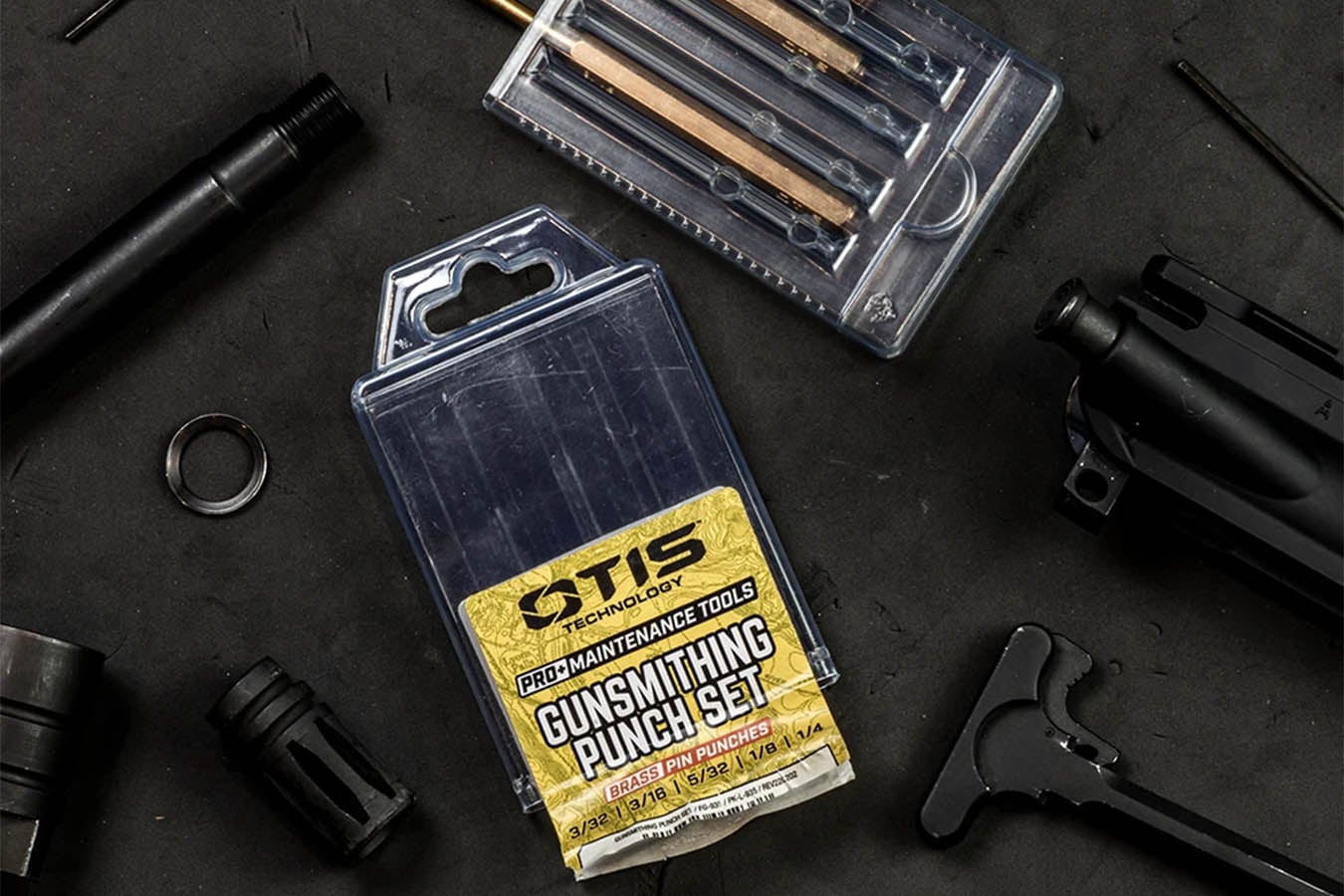 Otis Tech PRO Plus 5-Piece Brass Punch Set