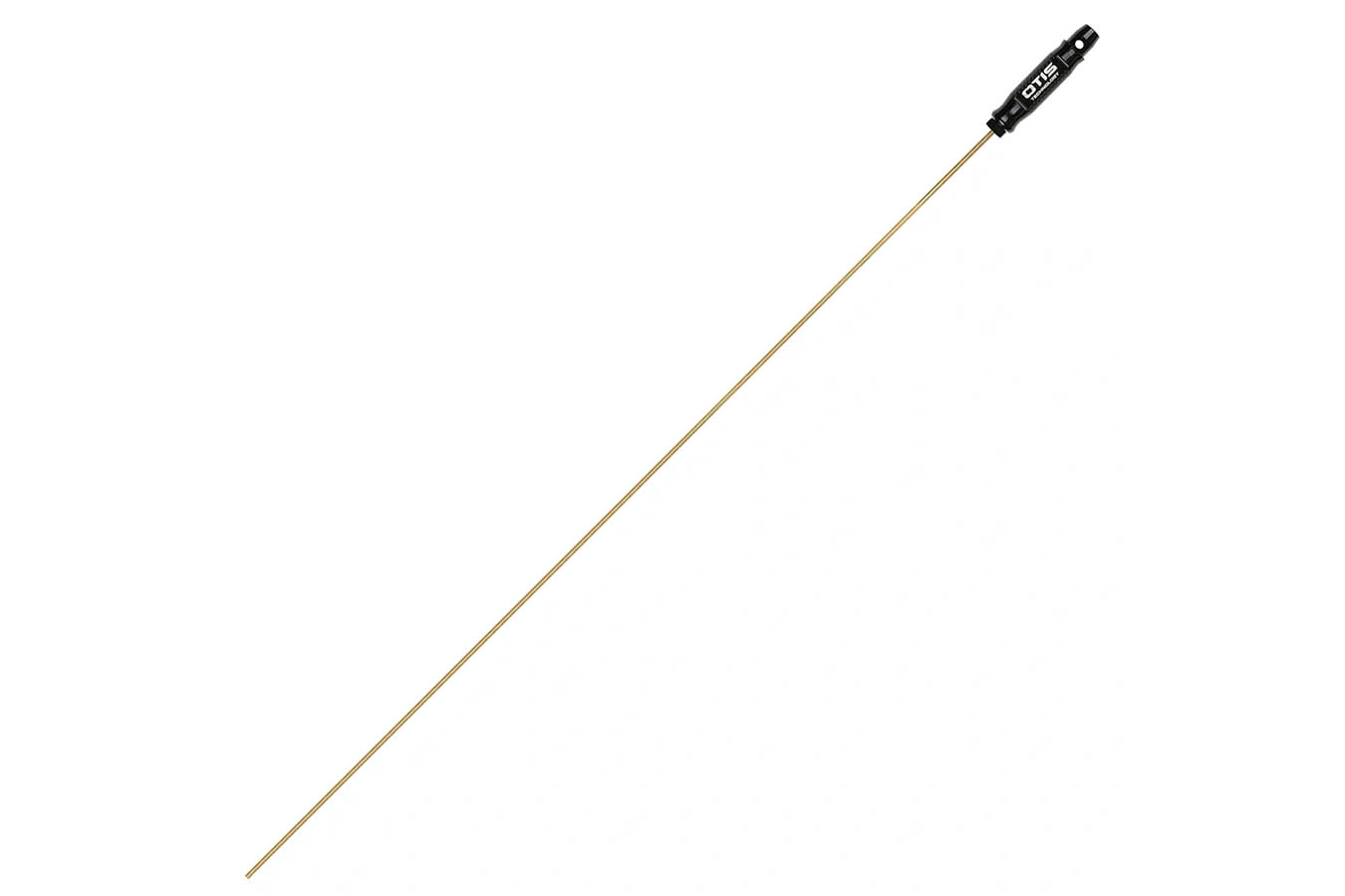 Otis Tech Gun Cleaning Rod 1-Piece Brass with Rotating/Fixed Handle 36 Inch