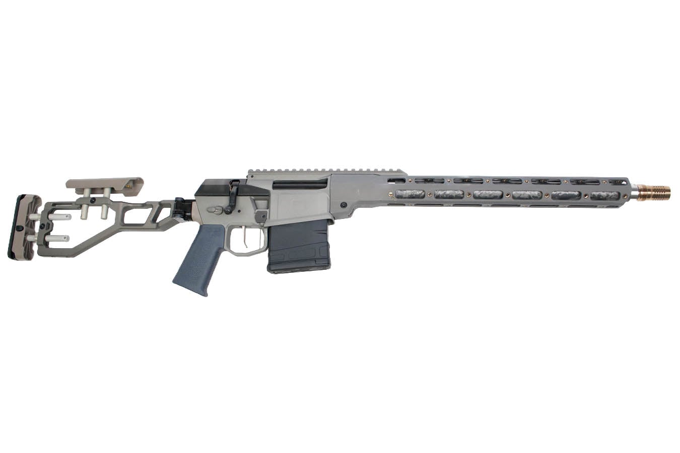 Q The FIX 6.5 Creedmoor Bolt-Action Rifle with 16 Inch Proof Carbon Fiber Barrel
