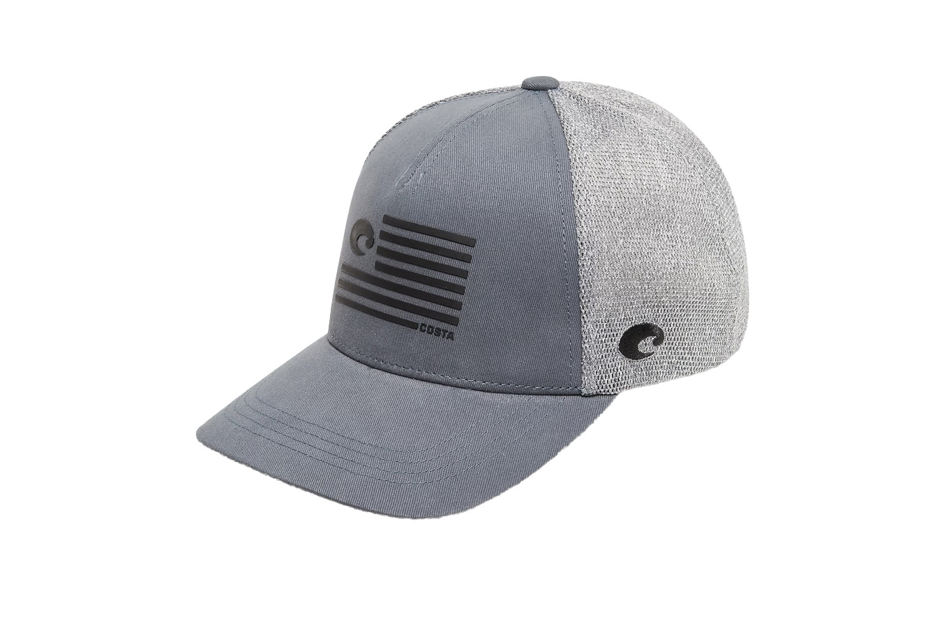 Costa Del Mar Twill Trucker Pride Logo Hat