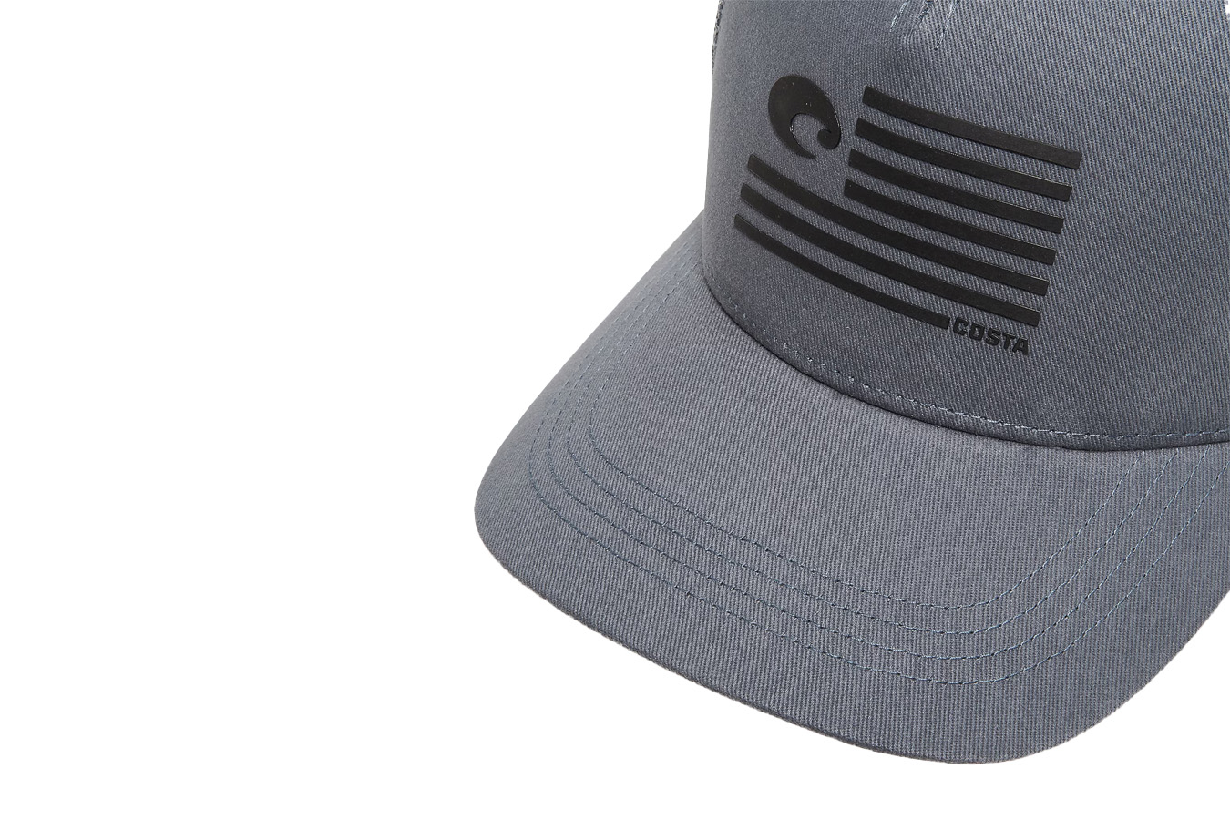 Costa Del Mar Twill Trucker Pride Logo Hat