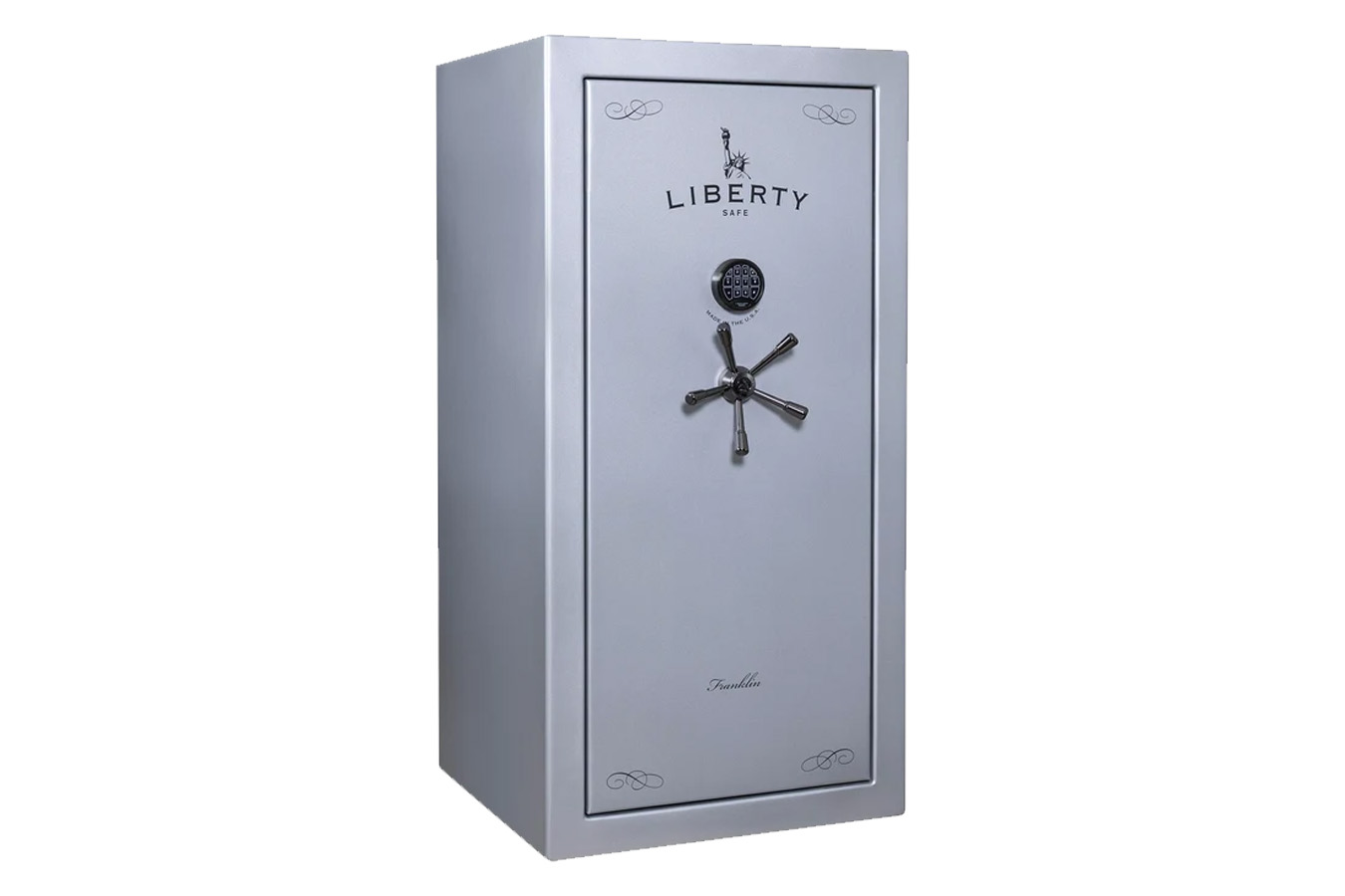 Liberty Franklin 29 Glacial Steel Finish Safe with Black Chrome E-Lock