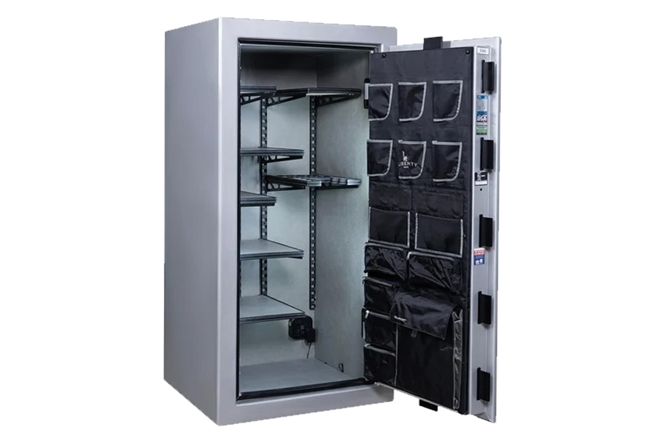 Liberty Franklin 29 Glacial Steel Finish Safe with Black Chrome E-Lock